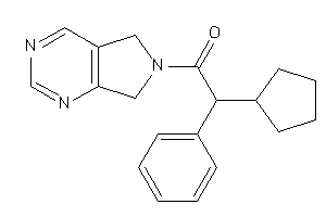 2-cyclopentyl-1-(5,7-dihydropyrrolo[3,4-d]pyrimidin-6-yl)-2-phenyl-ethanone