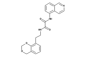 N-[2-(4H-1,3-benzodioxin-8-yl)ethyl]-N'-(5-isoquinolyl)oxamide