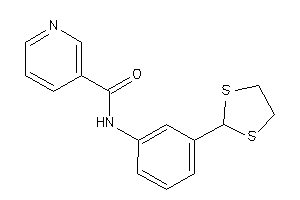 N-[3-(1,3-dithiolan-2-yl)phenyl]nicotinamide
