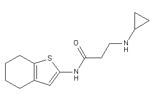 3-(cyclopropylamino)-N-(4,5,6,7-tetrahydrobenzothiophen-2-yl)propionamide