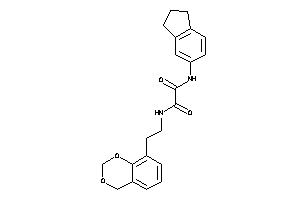 N-[2-(4H-1,3-benzodioxin-8-yl)ethyl]-N'-indan-5-yl-oxamide