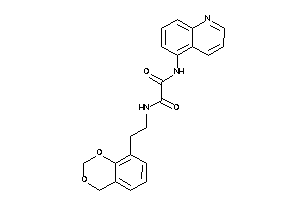 N-[2-(4H-1,3-benzodioxin-8-yl)ethyl]-N'-(5-quinolyl)oxamide