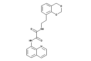 N-[2-(4H-1,3-benzodioxin-8-yl)ethyl]-N'-(8-quinolyl)oxamide