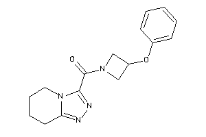 (3-phenoxyazetidin-1-yl)-(5,6,7,8-tetrahydro-[1,2,4]triazolo[4,3-a]pyridin-3-yl)methanone