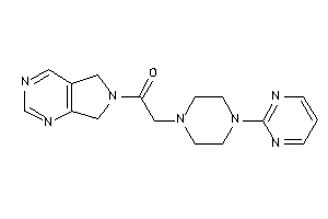 1-(5,7-dihydropyrrolo[3,4-d]pyrimidin-6-yl)-2-[4-(2-pyrimidyl)piperazino]ethanone