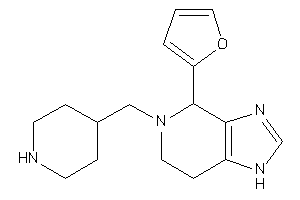 4-(2-furyl)-5-(4-piperidylmethyl)-1,4,6,7-tetrahydroimidazo[4,5-c]pyridine