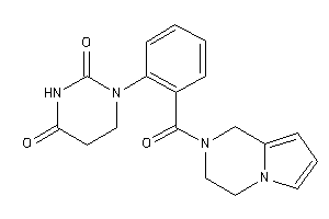 Image of 1-[2-(3,4-dihydro-1H-pyrrolo[1,2-a]pyrazine-2-carbonyl)phenyl]-5,6-dihydrouracil