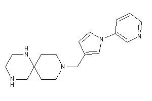 Image of 9-[[1-(3-pyridyl)pyrrol-3-yl]methyl]-1,4,9-triazaspiro[5.5]undecane