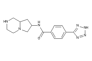 N-(1,2,3,4,6,7,8,8a-octahydropyrrolo[1,2-a]pyrazin-7-yl)-4-(2H-tetrazol-5-yl)benzamide