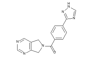 5,7-dihydropyrrolo[3,4-d]pyrimidin-6-yl-[4-(1H-1,2,4-triazol-3-yl)phenyl]methanone