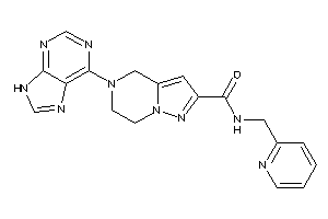 5-(9H-purin-6-yl)-N-(2-pyridylmethyl)-6,7-dihydro-4H-pyrazolo[1,5-a]pyrazine-2-carboxamide