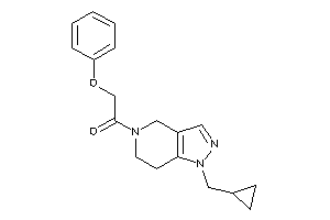Image of 1-[1-(cyclopropylmethyl)-6,7-dihydro-4H-pyrazolo[4,3-c]pyridin-5-yl]-2-phenoxy-ethanone