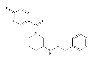 5-[3-(phenethylamino)piperidine-1-carbonyl]pyran-2-one