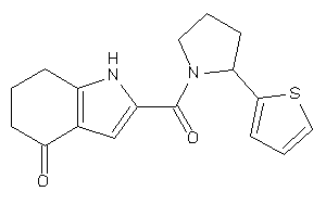 2-[2-(2-thienyl)pyrrolidine-1-carbonyl]-1,5,6,7-tetrahydroindol-4-one