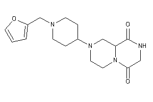 2-[1-(2-furfuryl)-4-piperidyl]-1,3,4,7,8,9a-hexahydropyrazino[1,2-a]pyrazine-6,9-quinone