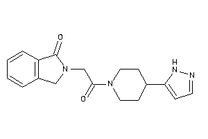 2-[2-keto-2-[4-(1H-pyrazol-5-yl)piperidino]ethyl]isoindolin-1-one