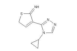 [4-(4-cyclopropyl-1,2,4-triazol-3-yl)-2H-thiophen-5-ylidene]amine