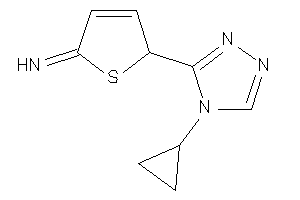 [2-(4-cyclopropyl-1,2,4-triazol-3-yl)-2H-thiophen-5-ylidene]amine