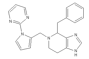 4-benzyl-5-[[1-(2-pyrimidyl)pyrrol-2-yl]methyl]-1,4,6,7-tetrahydroimidazo[4,5-c]pyridine