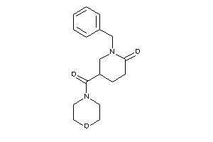 1-benzyl-5-(morpholine-4-carbonyl)-2-piperidone