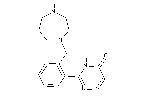 2-[2-(1,4-diazepan-1-ylmethyl)phenyl]-1H-pyrimidin-6-one