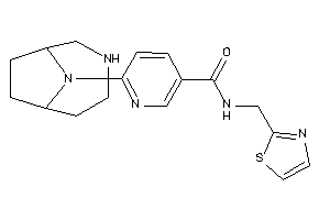 6-(4,9-diazabicyclo[4.2.1]nonan-9-yl)-N-(thiazol-2-ylmethyl)nicotinamide