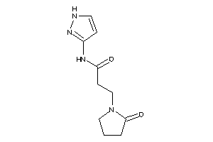 3-(2-ketopyrrolidino)-N-(1H-pyrazol-3-yl)propionamide