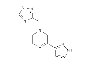 3-[[5-(1H-pyrazol-3-yl)-3,6-dihydro-2H-pyridin-1-yl]methyl]-1,2,4-oxadiazole