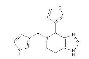 4-(3-furyl)-5-(1H-pyrazol-4-ylmethyl)-1,4,6,7-tetrahydroimidazo[4,5-c]pyridine