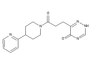 6-[3-keto-3-[4-(2-pyridyl)piperidino]propyl]-2H-1,2,4-triazin-5-one