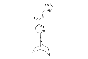 6-(8-azabicyclo[3.2.1]octan-8-yl)-N-(1,2,4-oxadiazol-3-ylmethyl)nicotinamide