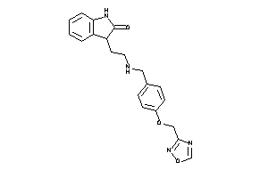 3-[2-[[4-(1,2,4-oxadiazol-3-ylmethoxy)benzyl]amino]ethyl]oxindole