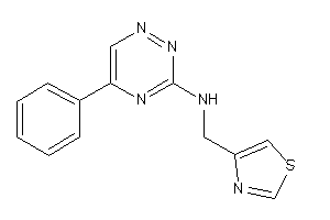 (5-phenyl-1,2,4-triazin-3-yl)-(thiazol-4-ylmethyl)amine