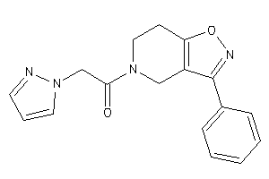 1-(3-phenyl-6,7-dihydro-4H-isoxazolo[4,5-c]pyridin-5-yl)-2-pyrazol-1-yl-ethanone