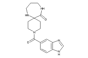 3-(1H-benzimidazole-5-carbonyl)-3,7,11-triazaspiro[5.6]dodecan-12-one