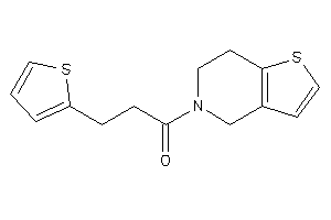 1-(6,7-dihydro-4H-thieno[3,2-c]pyridin-5-yl)-3-(2-thienyl)propan-1-one