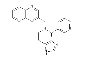 3-[[4-(4-pyridyl)-1,4,6,7-tetrahydroimidazo[4,5-c]pyridin-5-yl]methyl]quinoline