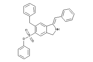 1-benzal-6-benzyl-isoindoline-5-sulfonic Acid Phenyl Ester