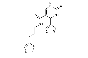 2-keto-N-(3-thiazol-5-ylpropyl)-4-(3-thienyl)-3,4-dihydro-1H-pyrimidine-5-carboxamide