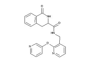 1-keto-N-[[2-(3-pyridyloxy)-3-pyridyl]methyl]-3,4-dihydro-2H-isoquinoline-3-carboxamide