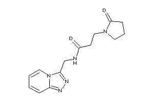 3-(2-ketopyrrolidino)-N-([1,2,4]triazolo[4,3-a]pyridin-3-ylmethyl)propionamide