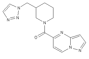 Pyrazolo[1,5-a]pyrimidin-5-yl-[3-(triazol-1-ylmethyl)piperidino]methanone