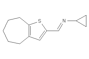 Cyclopropyl(5,6,7,8-tetrahydro-4H-cyclohepta[b]thiophen-2-ylmethylene)amine