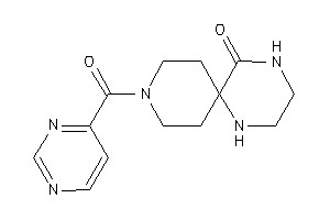9-(pyrimidine-4-carbonyl)-1,4,9-triazaspiro[5.5]undecan-5-one