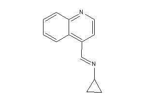 Cyclopropyl(4-quinolylmethylene)amine