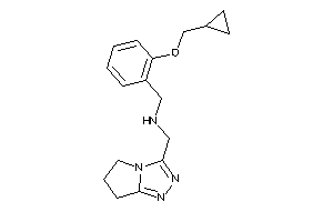 [2-(cyclopropylmethoxy)benzyl]-(6,7-dihydro-5H-pyrrolo[2,1-c][1,2,4]triazol-3-ylmethyl)amine