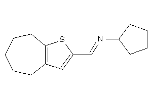 Cyclopentyl(5,6,7,8-tetrahydro-4H-cyclohepta[b]thiophen-2-ylmethylene)amine