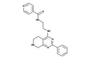 N-[2-[(2-phenyl-5,6,7,8-tetrahydropyrido[3,4-d]pyrimidin-4-yl)amino]ethyl]isonicotinamide