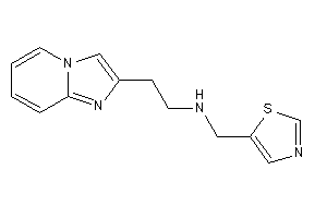 2-imidazo[1,2-a]pyridin-2-ylethyl(thiazol-5-ylmethyl)amine