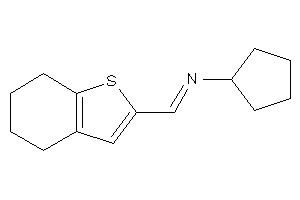 Cyclopentyl(4,5,6,7-tetrahydrobenzothiophen-2-ylmethylene)amine